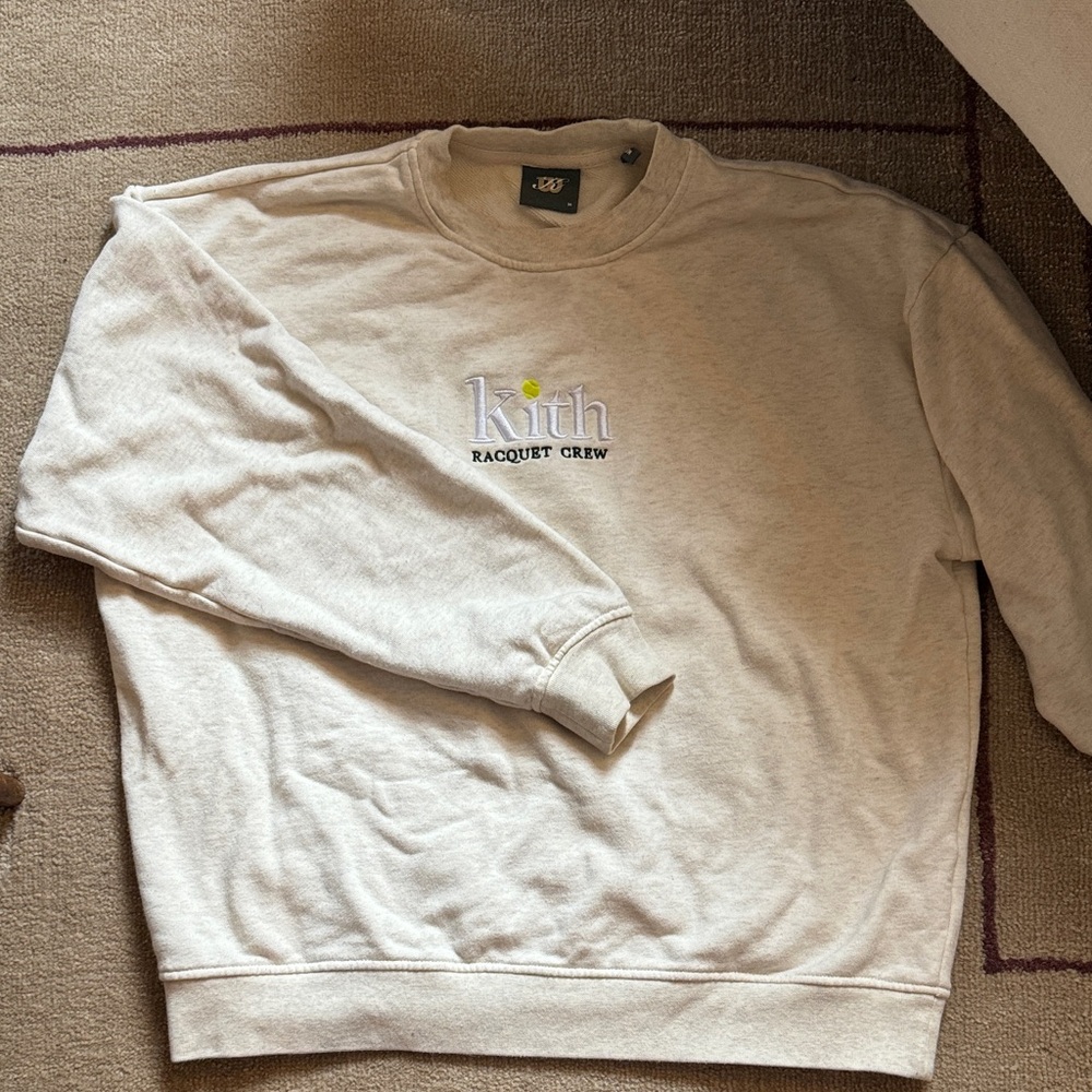 Kith x Wilson racquet crew tennis sweatshirt